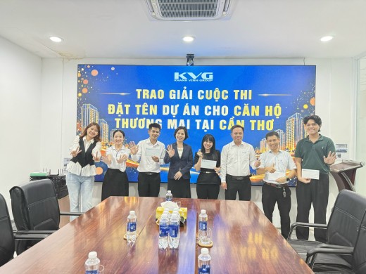 TẬP ĐOÀN KHÁNH VĨNH VINH DANH NHỮNG Ý TƯỞNG CỦA NGƯỜI LAO ĐỘNG QUA CUỘC THI ĐẶT TÊN DỰ ÁN TẠI CẦN THƠ