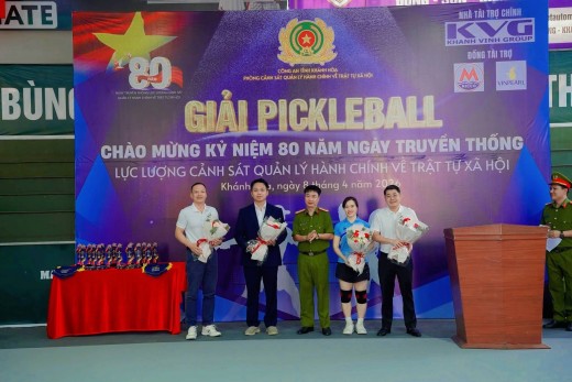 GIẢI PICKLEBALL CHÀO MỪNG KỶ NIỆM 80 NĂM NGÀY TRUYỀN THỐNG LỰC LƯỢNG CẢNH SÁT QUẢN LÝ HÀNH CHÍNH VỀ TRẬT TỰ XÃ HỘI