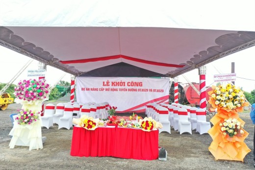 LỄ KHỞI CÔNG NÂNG CẤP TUYẾN ĐƯỜNG ĐT 652B VÀ ĐT 652D (NINH HÒA - KHÁNH HÒA)