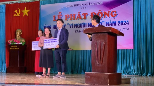 ỦNG HỘ "QUỸ VÌ NGƯỜI NGHÈO - HUYỆN KHÁNH VĨNH NĂM 2024"